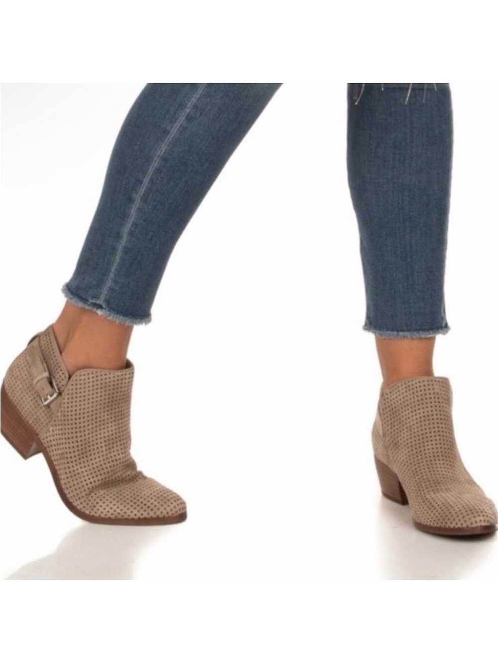 Boho Babe, SAM EDELMAN, Paula perforated leather booties!!